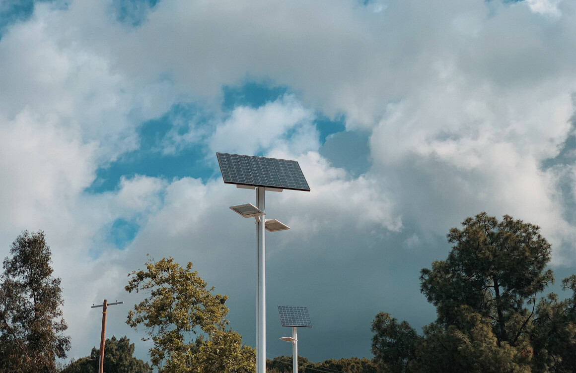 City solar light